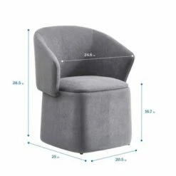 ECR4Kids MHF Flip-Back Accent Chair, 3-in-1 Upholstered Transforming Chair/Ottoman with Storage