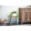 Olivia & May Farmhouse Wood Stool Blue - Olivia & May