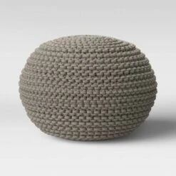 Cloverly Chunky Knit Pouf - Threshold Blush/beige 27 Cloverly Chunky Knit Pouf - Threshold Blush/beige -Ottomans Official Shop unnamed file 4251