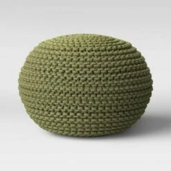 Cloverly Chunky Knit Pouf - Threshold Blush/beige 28 Cloverly Chunky Knit Pouf - Threshold Blush/beige -Ottomans Official Shop unnamed file 4252