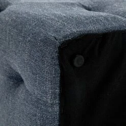 32" Rectangle Pintucked Ottoman - WOVENBYRD Light Brown -Ottomans Official Shop unnamed file 4342