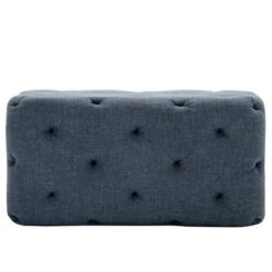 32" Rectangle Pintucked Ottoman - WOVENBYRD Light Brown -Ottomans Official Shop unnamed file 4344