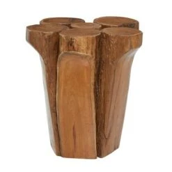 Olivia & May Rustic Teak Wood Stool Brown - Olivia & May -Ottomans Official Shop unnamed file 437