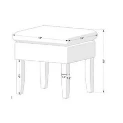 Buffalo Plaid Stool Blue - Threshold™ -Ottomans Official Shop unnamed file 4447