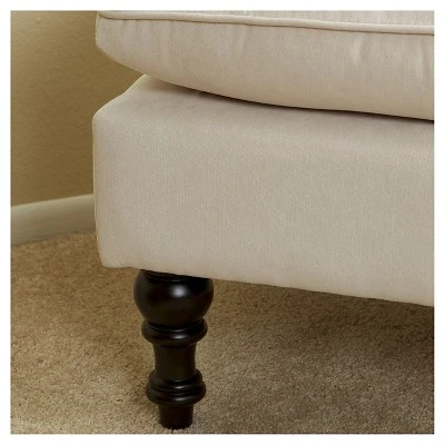 Jeremy Tufted Ottoman Crème Velvet - Christopher Knight Home 4 Jeremy Tufted Ottoman Crème Velvet - Christopher Knight Home – Image 2