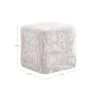 Faux Fur Pouf - HomePop Pink -Ottomans Official Shop unnamed file 4506