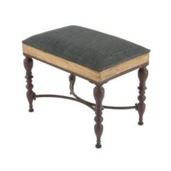 Olivia & May Farmhouse Metal Accent Stool Gray - Olivia & May -Ottomans Official Shop unnamed file 455