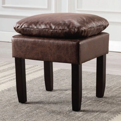 eLuxury Ottoman Footrest Stool 4 eLuxury Ottoman Footrest Stool – Image 2