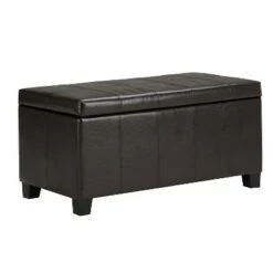 36" Lancaster Storage Ottoman Bench - WyndenHall Satin Cream -Ottomans Official Shop unnamed file 4571