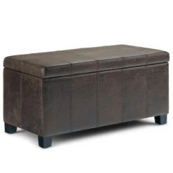 36" Lancaster Storage Ottoman Bench - WyndenHall Satin Cream -Ottomans Official Shop unnamed file 4579