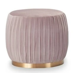 Adore Decor Jolie Pleated Ottoman - Adore Décor Pink -Ottomans Official Shop unnamed file 4600