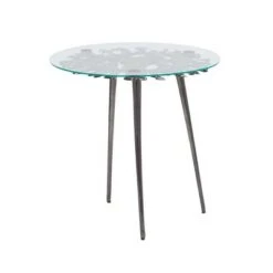 Modern Aluminum Accent Table - Olivia & May Black -Ottomans Official Shop unnamed file 467
