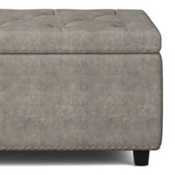 48" Springfield Storage Ottoman - Wyndenhall Natural Linen Look Fabric -Ottomans Official Shop unnamed file 4675