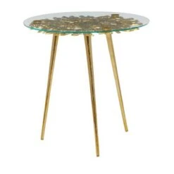 Modern Aluminum Accent Table - Olivia & May Black -Ottomans Official Shop unnamed file 469