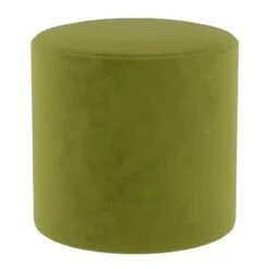 Round Ottoman in Velvet - Project 62™ Burnt Orange -Ottomans Official Shop unnamed file 4728