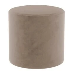 Round Ottoman in Velvet - Project 62™ Burnt Orange -Ottomans Official Shop unnamed file 4733