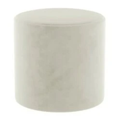 Round Ottoman in Velvet - Project 62™ Burnt Orange -Ottomans Official Shop unnamed file 4734