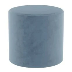 Round Ottoman in Velvet - Project 62™ Burnt Orange -Ottomans Official Shop unnamed file 4735