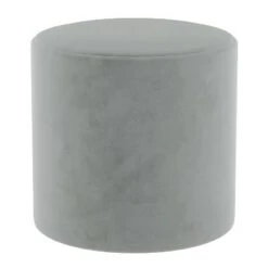 Round Ottoman in Velvet - Project 62™ Burnt Orange -Ottomans Official Shop unnamed file 4737