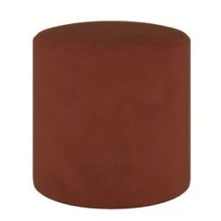 Round Ottoman in Velvet - Project 62™ Burnt Orange -Ottomans Official Shop unnamed file 4740