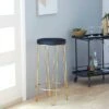 Olivia & May Contemporary Metal Barstool Gold - Olivia & May