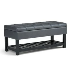 44" Wyatt Storage Ottoman Bench - WyndenHall Chocolate Brown -Ottomans Official Shop unnamed file 4764