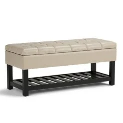 44" Wyatt Storage Ottoman Bench - WyndenHall Chocolate Brown -Ottomans Official Shop unnamed file 4765