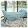 Demi Tufted Fabric Ottoman Bench Blue - Christopher Knight Home -Ottomans Official Shop unnamed file 4788