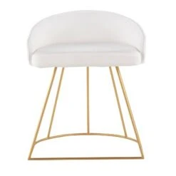 Canary Vanity Metal Velvet Barstool - LumiSource Gold/blue -Ottomans Official Shop unnamed file 487