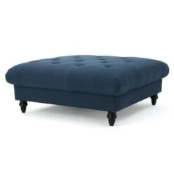 Bordeaux Fabric Ottoman - Christopher Knight Home Dark Blue -Ottomans Official Shop unnamed file 4877