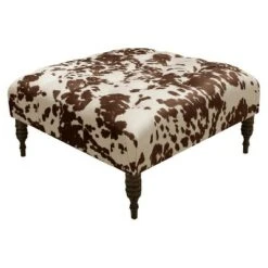 Custom Upholstered Tufted Square Ottoman - Skyline Furniture Milk -Ottomans Official Shop unnamed file 4888