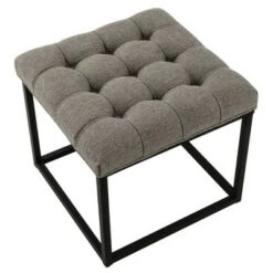 eLuxury Tufted Square Ottoman -Ottomans Official Shop unnamed file 4926