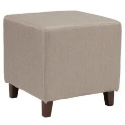 Flash Furniture Ascalon Taut Upholstered Cube Ottoman Pouf -Ottomans Official Shop unnamed file 4972
