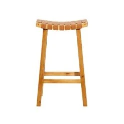 Olivia & May Rustic Wood Stool Brown - Olivia & May -Ottomans Official Shop unnamed file 500