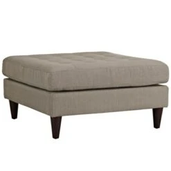 Empress Upholstered Large Ottoman - Modway Beige -Ottomans Official Shop unnamed file 5000