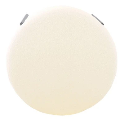 Modern Metal Sherpa Ottoman Cream - HomePop 4 Modern Metal Sherpa Ottoman Cream - HomePop – Image 2