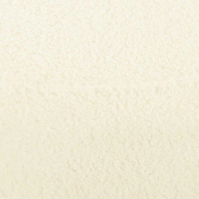 Modern Metal Sherpa Ottoman Cream - HomePop 6 Modern Metal Sherpa Ottoman Cream - HomePop – Image 4