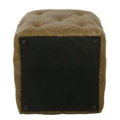 Small Pin Tufted Ottoman - HomePop Brown -Ottomans Official Shop unnamed file 5015