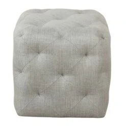 Small Pin Tufted Ottoman - HomePop Brown -Ottomans Official Shop unnamed file 5020