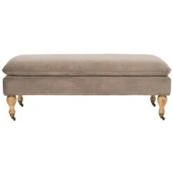 Hampton Pillowtop Bench - Safavieh Cream -Ottomans Official Shop unnamed file 5024