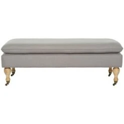 Hampton Pillowtop Bench - Safavieh Cream -Ottomans Official Shop unnamed file 5025