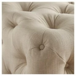 Place Button Tufted Cocktail Ottoman - Inspire Q Charcoal