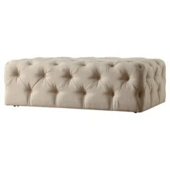Place Button Tufted Cocktail Ottoman - Inspire Q Charcoal -Ottomans Official Shop unnamed file 5029