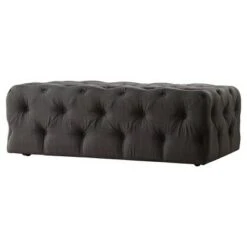 Place Button Tufted Cocktail Ottoman - Inspire Q Charcoal -Ottomans Official Shop unnamed file 5030