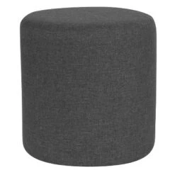 Flash Furniture Barrington Taut Upholstered Round Ottoman Pouf -Ottomans Official Shop unnamed file 5038