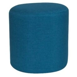 Flash Furniture Barrington Taut Upholstered Round Ottoman Pouf -Ottomans Official Shop unnamed file 5040