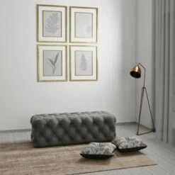 eLuxury Amora Ottoman