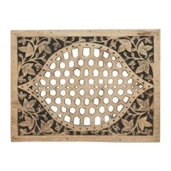 Olivia & May Set of 2 Eclectic Mango Wood Accent Tables Black - Olivia & May -Ottomans Official Shop unnamed file 510