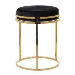 Olivia & May Contemporary Iron Stool Black - Olivia & May -Ottomans Official Shop unnamed file 521