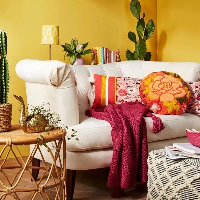 Lory Pouf Textured - Opalhouse White 6 Lory Pouf Textured - Opalhouse White – Image 4